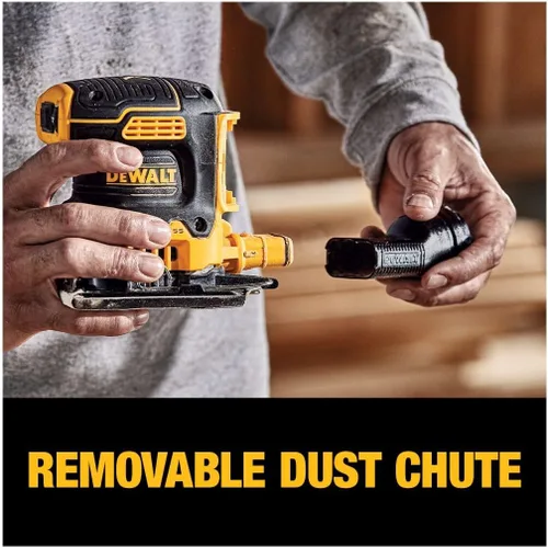 Miniatura 13 de DEWALT Lijadora inalámbrica de velocidad variable de 1/4 hoja sin escobillas MAX XR de 20 V (solo herramienta) (DCW200B)