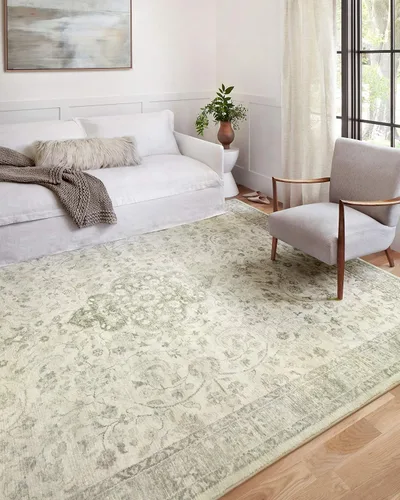 Miniatura 2 de Loloi II Rosette Beige/Multi 2'-2" x 3'-8" Alfombra decorativa