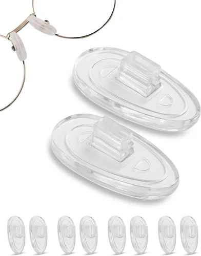 Miniatura 10 de SPORTS WORLD VISION Almohadillas para la nariz para gafas, almohadillas de nariz de silicona suave en forma de A de alta calidad para gafas 2 pairs