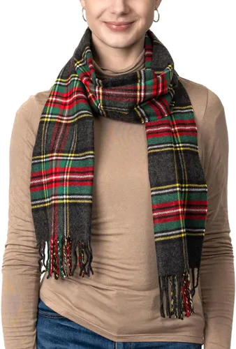 Miniatura 123 de Bufanda de invierno Achillea suave y cálida, de tartán, a cuadros, de cachemira, unisex