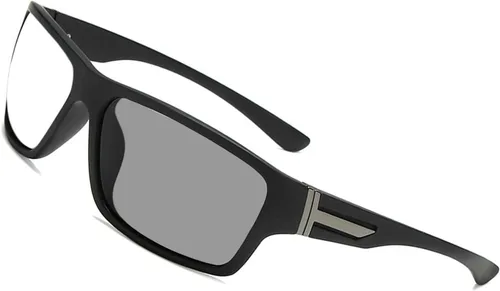Miniatura 4 de Gafas de lectura bifocales fotocrómicas de transición al aire libre para hombres y mujeres, lentes de sol deportivos para presbicia (negro, 200)
