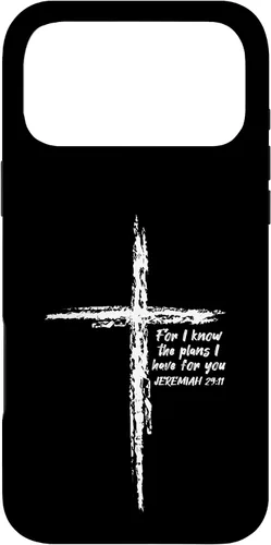 Miniatura 22 de Cross I Know The Plans Verse Bible Jesus God - Funda de regalo cristiana para iPhone 17