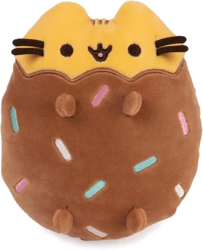 Miniatura 6 de GUND Pusheen - Squisheen de galletas bañadas en chocolate, animal de peluche para edades de 8 años en adelante, marrón/amarillo, 6 pulgadas