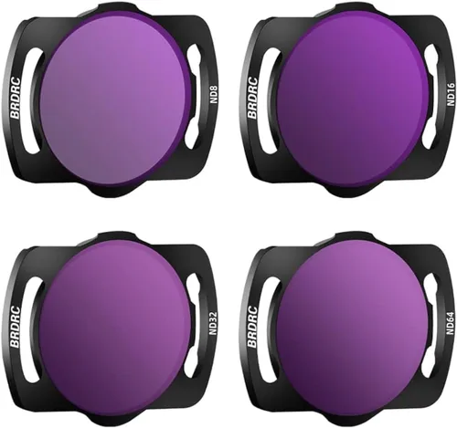Miniatura 4 de Juego de 4 filtros ND para accesorios DJI AIR 2S, para luz diurna brillante y soleada, vidrio HD multicapa, sin color fundido y elimina