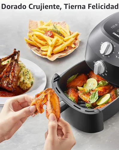 Miniatura 8 de COMFEE' Compacta Freidora de Aire de 2.1 Cuartos con 12 Opciones de Menú, Temporizador Ajustable y Control de Temperatura de 82-204 Grados C, Cesta