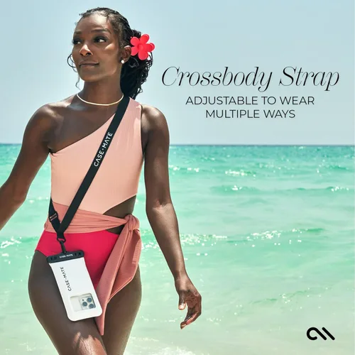 Miniatura 4 de Case-Mate Funda Impermeable IP68 para Teléfono - Funda Flotante Impermeable para Teléfono con Cordón Cruzado - Esenciales de Viaje para Playa y Sand