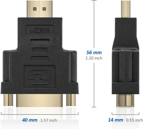 Miniatura 2 de Adaptador HDMI macho a DVI hembra