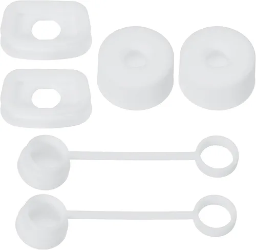Miniatura 9 de PATIKIL Tapón de silicona para popote 1.0 de 40 onzas/30 onzas, juego de 6 accesorios para vasos que incluye 2 tapas para pajilla, 2 tapones