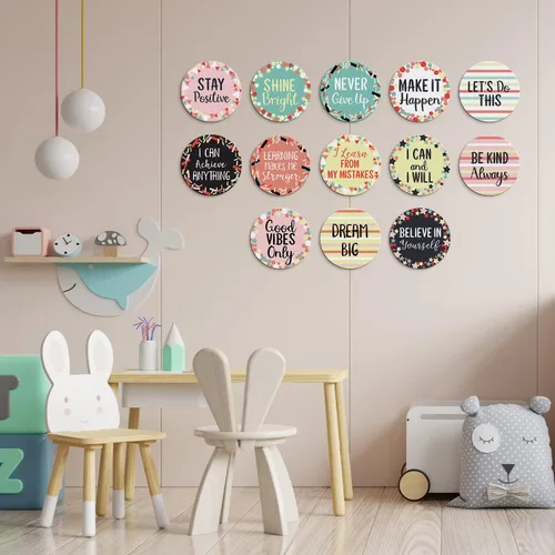 Miniatura 3 de Sweetzer & Orange 30 acentos de confeti de mentalidad de crecimiento, frases positivas, arte de pared motivacional, tarjetas inspiradoras con citas