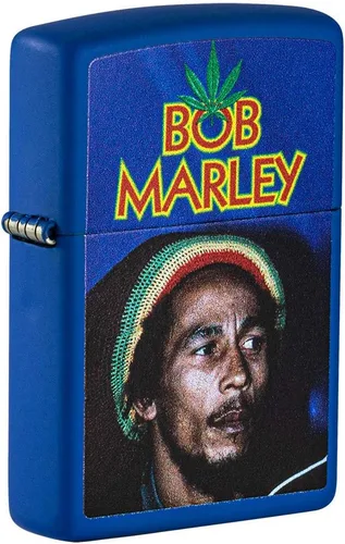 Zippo Bob Marley Encendedores Azul real mate