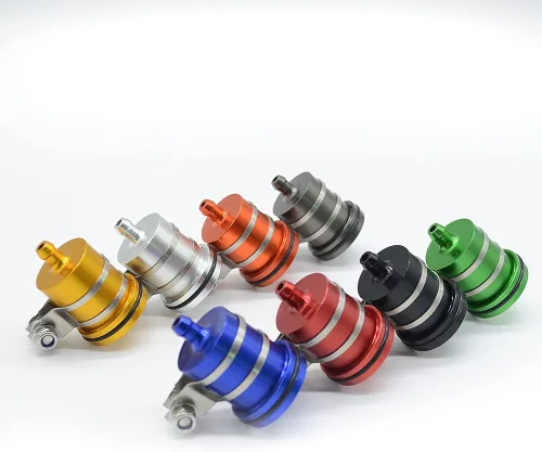 Miniatura 7 de Universal motocicleta aceite taza depósito líquido freno trasero para Z400 Z650 Z900 Z900RS Ninja 400 Ninja 650 negro