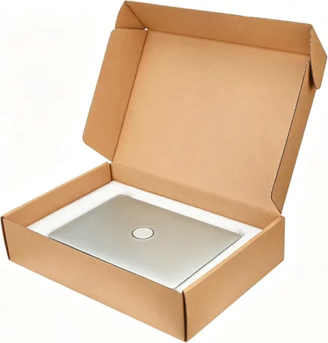 Miniatura 2 de Caja de envío para portátil segura con espuma de protección, se adapta a la mayoría de tamaños de pantalla de Ultrabook o portátil (actualizada)