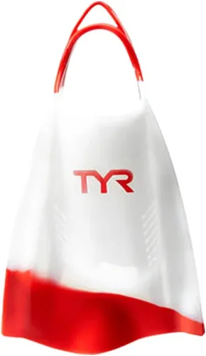 TYR Aletas de entrenamiento de natación Hydroblade Rojo
