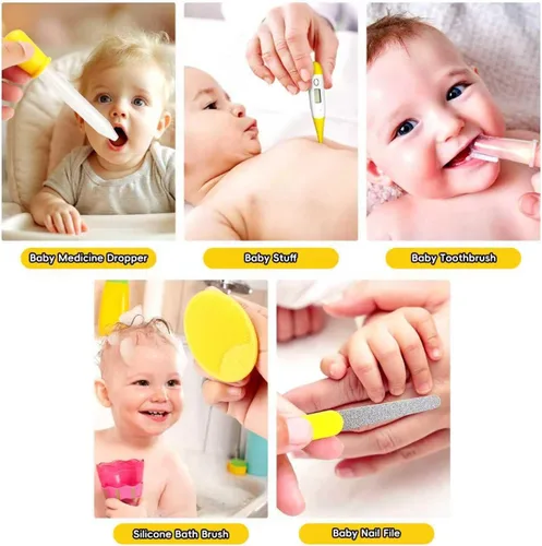 Miniatura 6 de Kit de cuidado de la salud y aseo del bebé, juego portátil de cuidado de seguridad para bebés, kit esencial para bebé para recién nacido