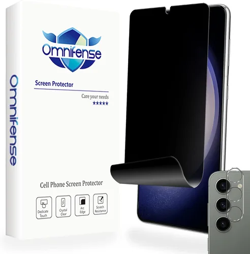Miniatura 15 de Protector de pantalla para Galaxy S21, película suave de privacidad (no vidrio templado), compatible con fundas, desbloqueo en pantalla, acabado