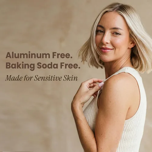 Miniatura 5 de Desodorante sin aluminio para mujeres, desodorante de magnesio natural fabricado en Estados Unidos con 55% de ingredientes orgánicos, sin