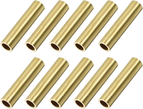 Miniatura 7 de uxcell Tubo redondo de latón, 0.118 pulgadas de diámetro exterior de 0.018 pulgadas de grosor de pared, 1.181 in de longitud, tubo sin costuras