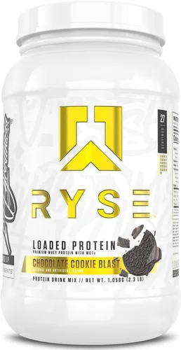 Miniatura 23 de Ryse - Proteína en polvo cargada, 0.88 onzas de aislado y concentrado de proteína de suero de leche, fibra prebiótica y MCT, baja en carbohidratos