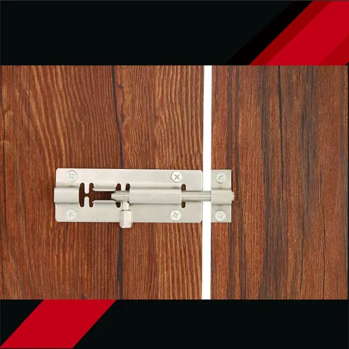 Miniatura 6 de BT002 - Cerradura de perno de barril de 4 pulgadas, cerradura de puerta gruesa de alta calidad, cerradura deslizante de acero inoxidable con 12