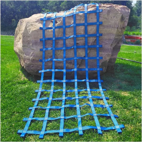 Red de escalada para niños en interiores, red de carga para adultos, línea ninja, juego de columpios de obstáculos, jungla, gimnasio, parque