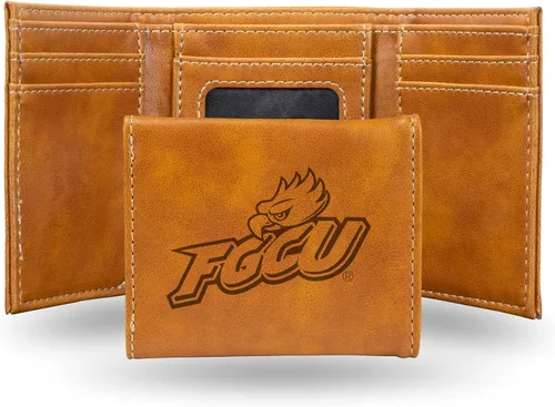 Miniatura 80 de NCAA Rico Industries - Billetera triple grabada con láser, con grabado láser, accesorio para hombre