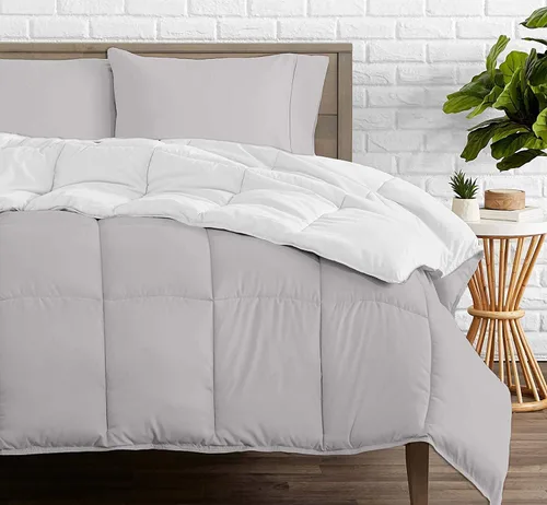 Miniatura 36 de Edredón reversible – Lujoso para todas las estaciones – 100% algodón orgánico tamaño individual XL de 68 x 92 pulgadas, 1 edredón alternativo