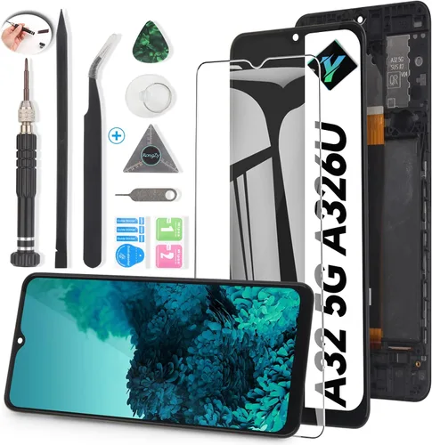 para Samsung Galaxy A32 5G A326U Pantalla de reemplazo LCD para Samsung Galaxy A32 5G A326U LCD táctil Asamblea reemplazo con kit