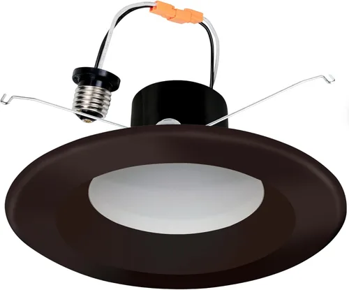 Miniatura 13 de Goodlite Foco descendente redondo LED de 4 pulgadas, 10 W (85 W igual), 850 lúmenes, 5CCT seleccionable 2700K-3000K-3500K-4100K-5000K, CRI90, Blanco