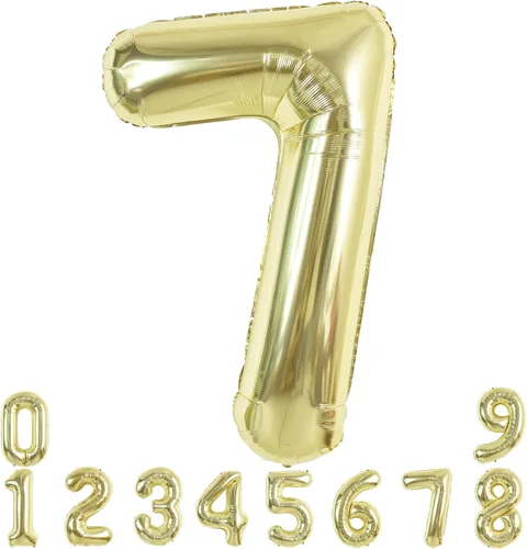 Miniatura 117 de TONIFUL 40 Inch Pastel Blue Number 8 Foil Balloons Large Mylar Foil Digital 8 Balloons for 8th Birthday, Gender Neutral Party, Baby Shower, Oro rosa