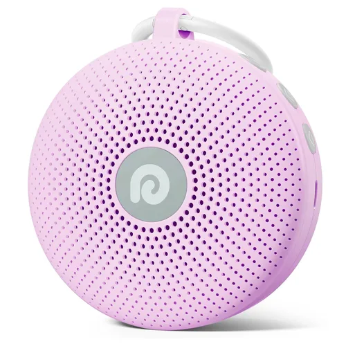 Dreamegg Calmante de Sueño para Bebé - Máquina Portátil de Ruido Blanco Máquina de Sonido para Bebé, Cuenta con Batería Potente, 21 Sonidos Púrpura