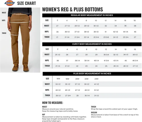 Miniatura 4 de Dickies Size - Jeans de mezclilla elásticos rectos para mujer