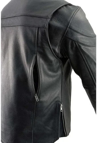 Miniatura 8 de Chamarra de piel Leather King para hombres