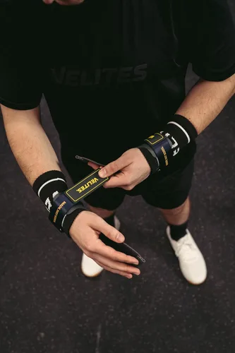 Miniatura 5 de Velites I Guantes Ultra Quad libres de magnesio I Manoplas para levantamiento de pesas I para entrenamiento cruzado o atletas de gimnasia I Mejora