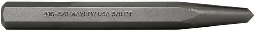 Mayhew Tools 74004 Punzón central, punta de 5/8" x 3/8", acabado de granallado