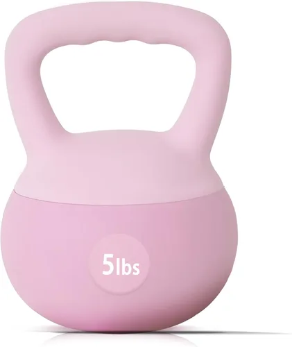 Miniatura 21 de Pesas rusas suaves (5-30 libras), relleno de arena de hierro para gimnasio en casa, entrenamiento de fuerza y fitness, diseño a prueba de golpes