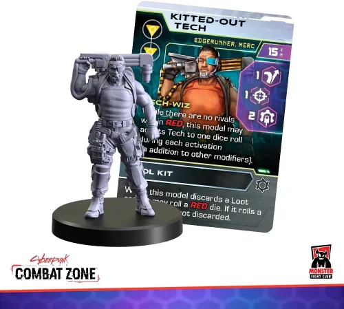Miniatura 5 de Monster Fight Club Cyberpunk Red Combat Zone Miniatures: Edgerunners 2 Starter Gang