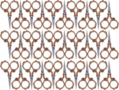 Miniatura 57 de JubileeYarn - Tijeras de bordado de estilo antiguo, color cobre, 1 par