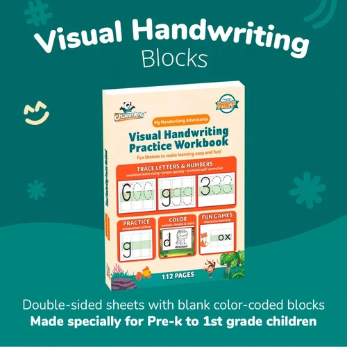 Miniatura 2 de Channie's Cuaderno de trazado de alfabeto y escritura para niños, práctica de escritura a mano visual y libros de trabajo de narración, 80 páginas