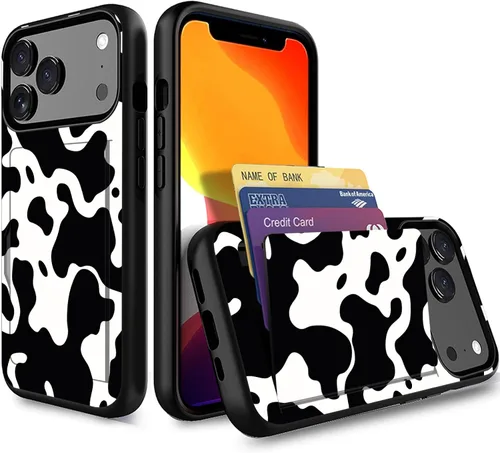 Miniatura 183 de Funda para iPhone Air, funda tipo cartera con ranura para tarjeta oculta, a prueba de golpes, TPU y PC, funda protectora de doble capa para iPhone