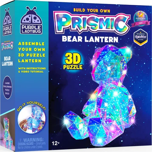 Miniatura 10 de Kit de luz nocturna de bricolaje para niñas, rompecabezas de corazón 3D, regalos para niñas de 8, 9, 10 a 12 años, regalo de cumpleaños para niños