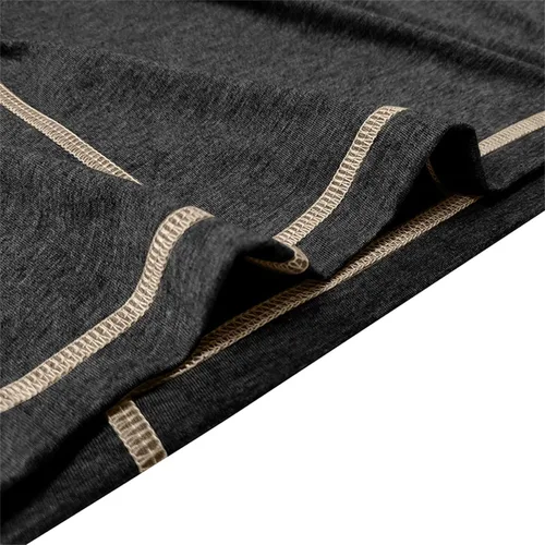 Miniatura 7 de Polo para hombre, manga larga, cuello clásico, algodón, botón básico, elegante, con bolsillo en el pecho