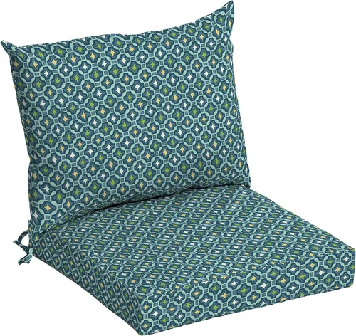 Arden - Cojín para silla de comedor al aire libre, 21 x 21 pulgadas, a prueba de lluvia y resistente a la decoloración, 21 x 21 pulgadas, diseño de