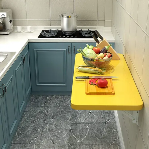 Mesa multifunción montada en la pared, mesa de trabajo plegable, escritorio de ordenador de oficina en casa, mesa de comedor flotante de cocina,