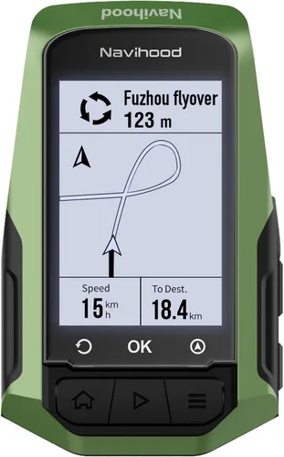 MEILAN Navihood L1 - Computadora GPS para bicicleta, computadora de navegación con mapas sin conexión y planificación dinámica de la carretera,
