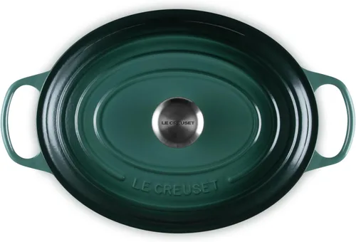 Miniatura 2 de Le Creuset - Olla holandés redonda con tapa de cocina, hecha de hierro fundido esmaltado, 6.75 cuartos de galón, color alcachofa, colección signature