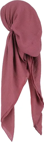 Miniatura 103 de Madison Headwear Bufandas preatadas para la cabeza para mujer con material ligero prensado y atractivo