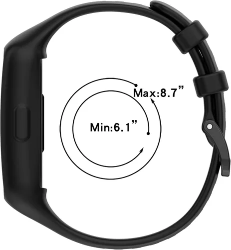 Miniatura 5 de Senter Correa de repuesto de goma suave de liberación rápida para Huawei Band 7 Smart Watch 2 unidades-b