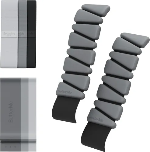 Miniatura 15 de BetterMe - Kit de viaje de pilates – Bandas de bucle de pilates, bandas de peso y resistencia – Kit de pilates portátil para mujer – Juego compacto