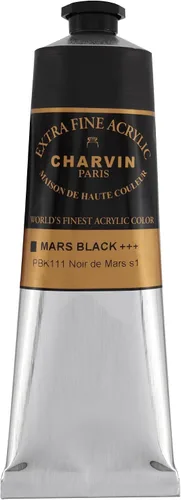 Miniatura 28 de Charvin Pintura acrílica profesional extrafina – verde absenta, tubo de 2.1 fl oz, pigmentos de triple fresado, resistente a la luz, pinturas