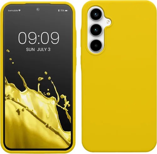 Miniatura 279 de kwmobile Funda Compatible con Samsung Galaxy A14 5G - Funda de teléfono de TPU y silicona con acabado suave - Verde Lima